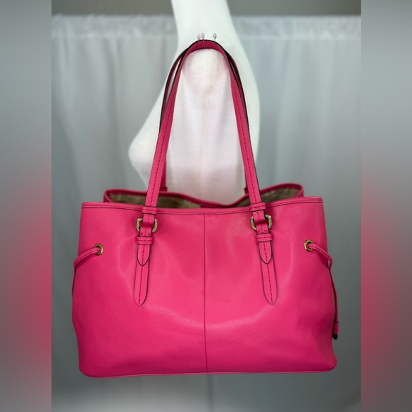 Coach Peyton Leather Drawstring Carryall - Picture 2 of 16